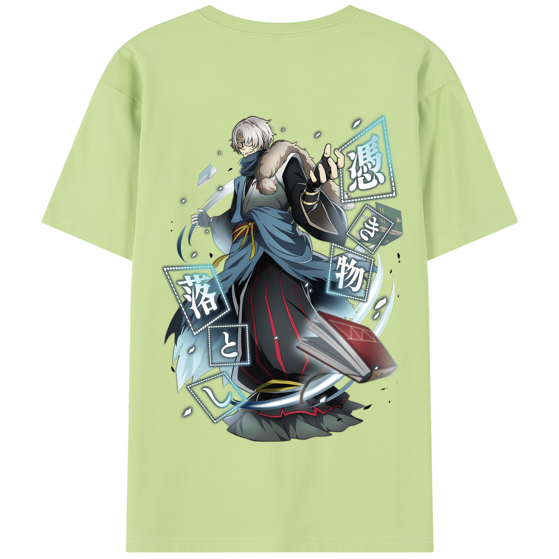 （画像用） 文豪ストレイドッグス Bungo Stray Dogs 綿100％半袖Tシャツ（背面プリント）